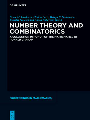 cover image of Number Theory and Combinatorics